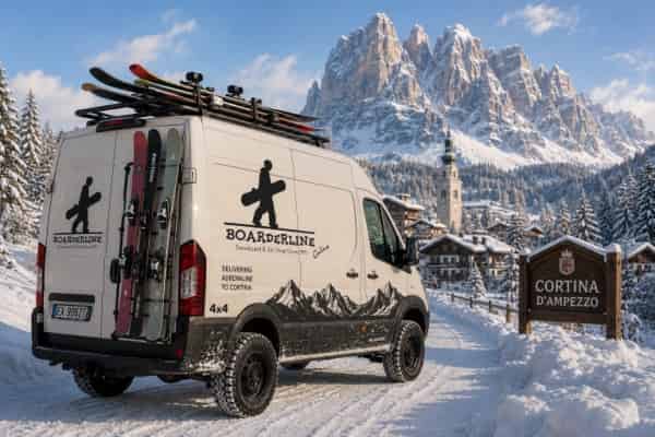 Noleggio sci Cortina Delivery (Boarderline)